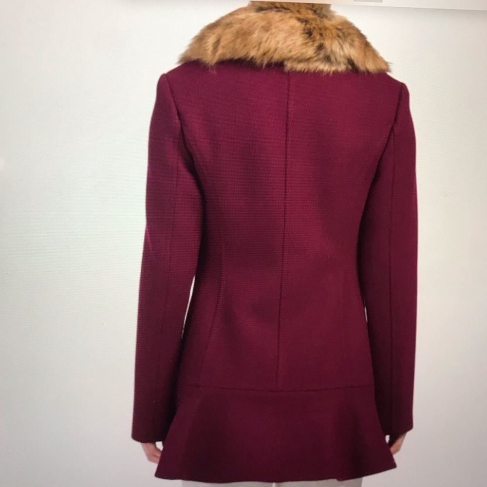 Kate spade wool coat with faux fur collar brand new with tag - Picture 4 of 8